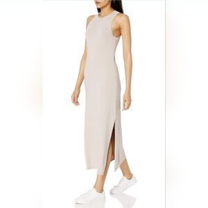 NWT The Drop Gabriela High Neck Cut-in A-line Side-Slit Maxi Sweater Dress XS